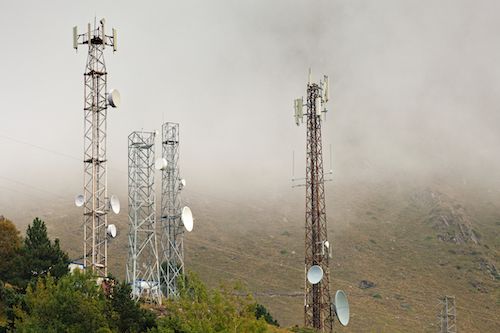 TV broadcast towers