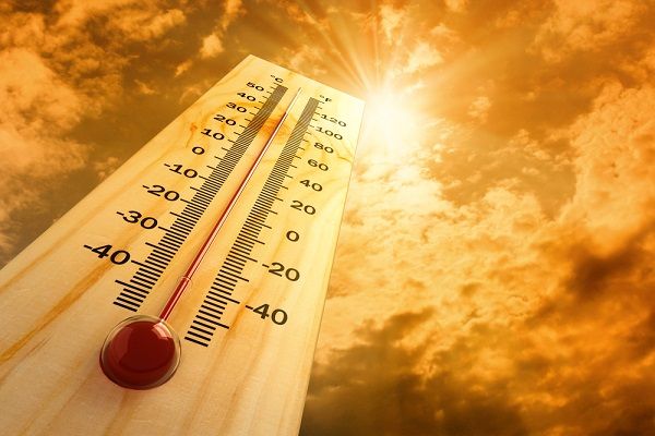 Hot weather thermometer