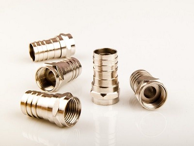 F-connectors male for coaxial cable