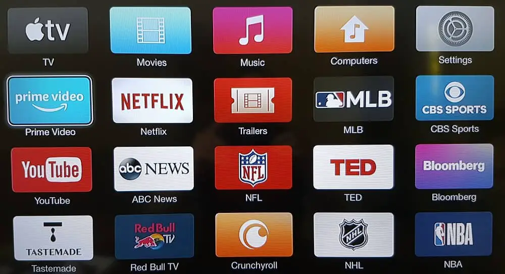 apps from apple tv