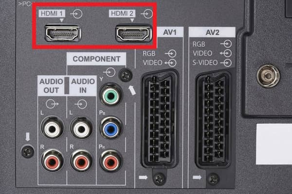 hdmi ports on back of tv