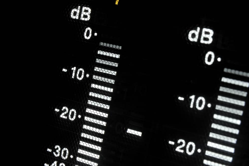 signal meter in decibels